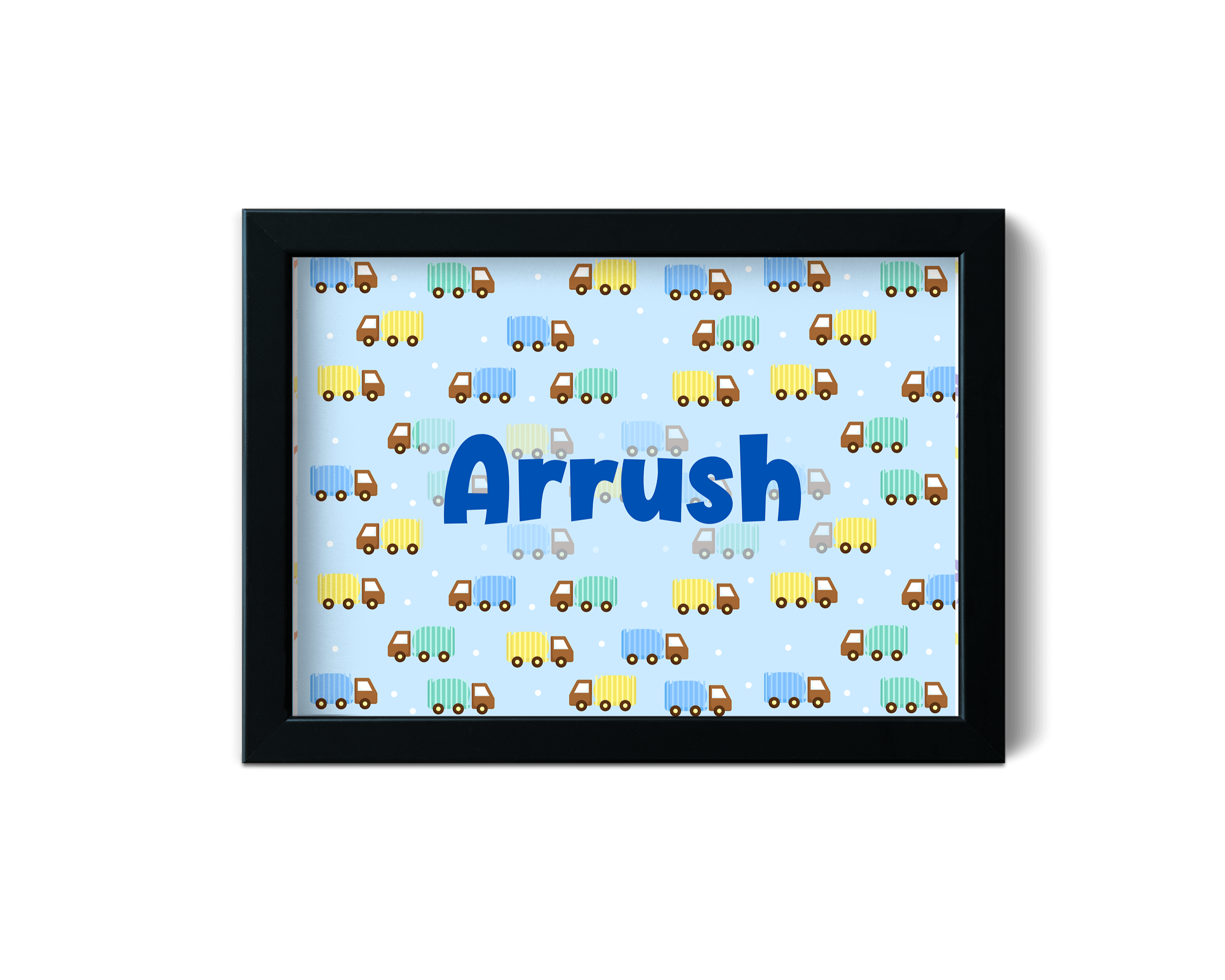 Name Frame - Personalised - Trucks