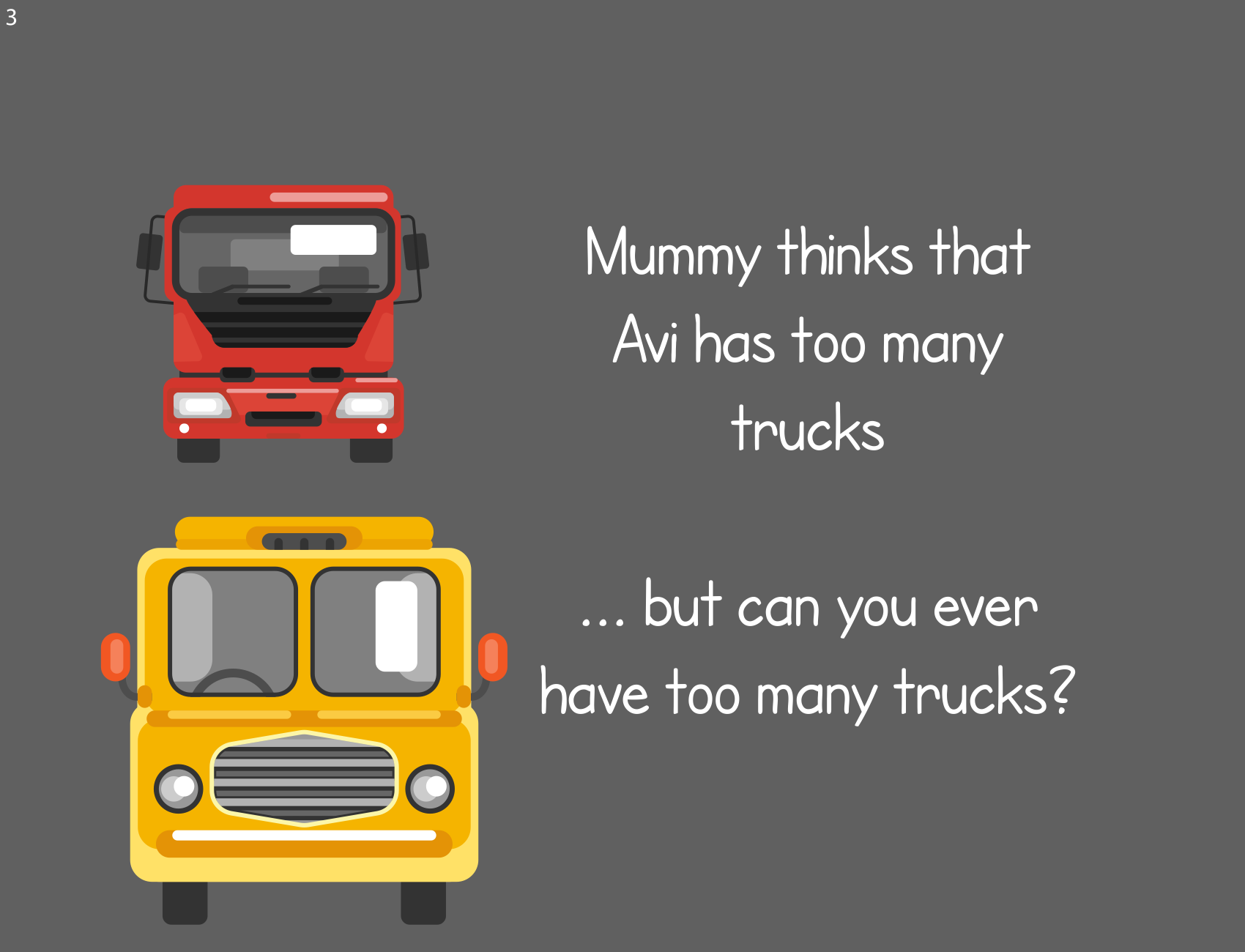 Trucks Storybook - Personalised