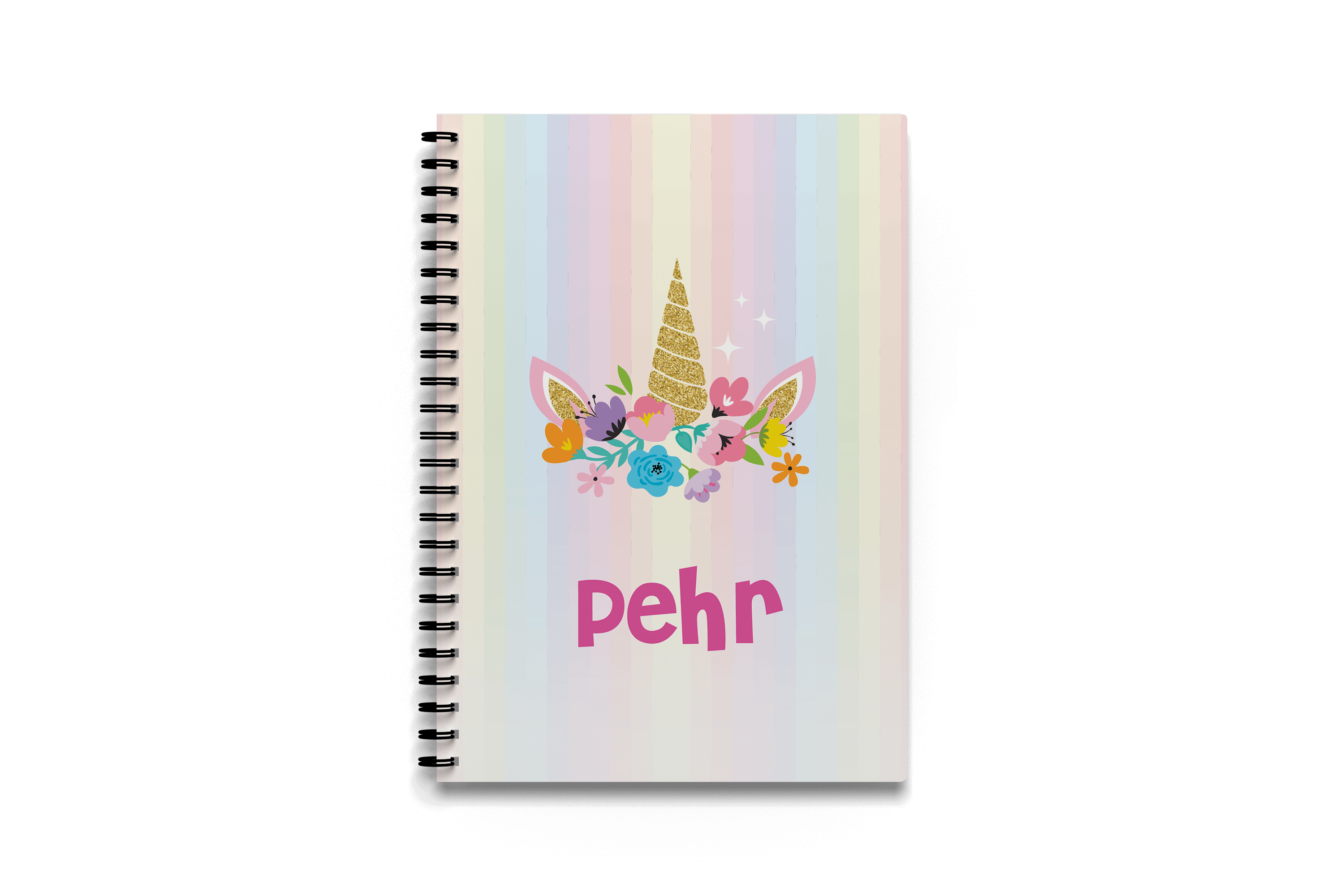 Personalised Notebook - Unicorn