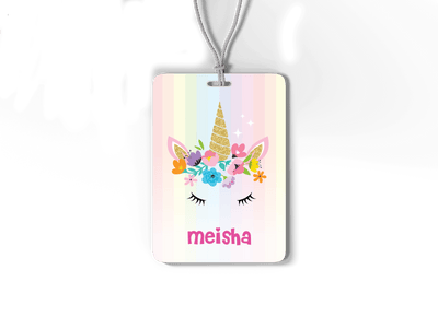 Personalised bag tag