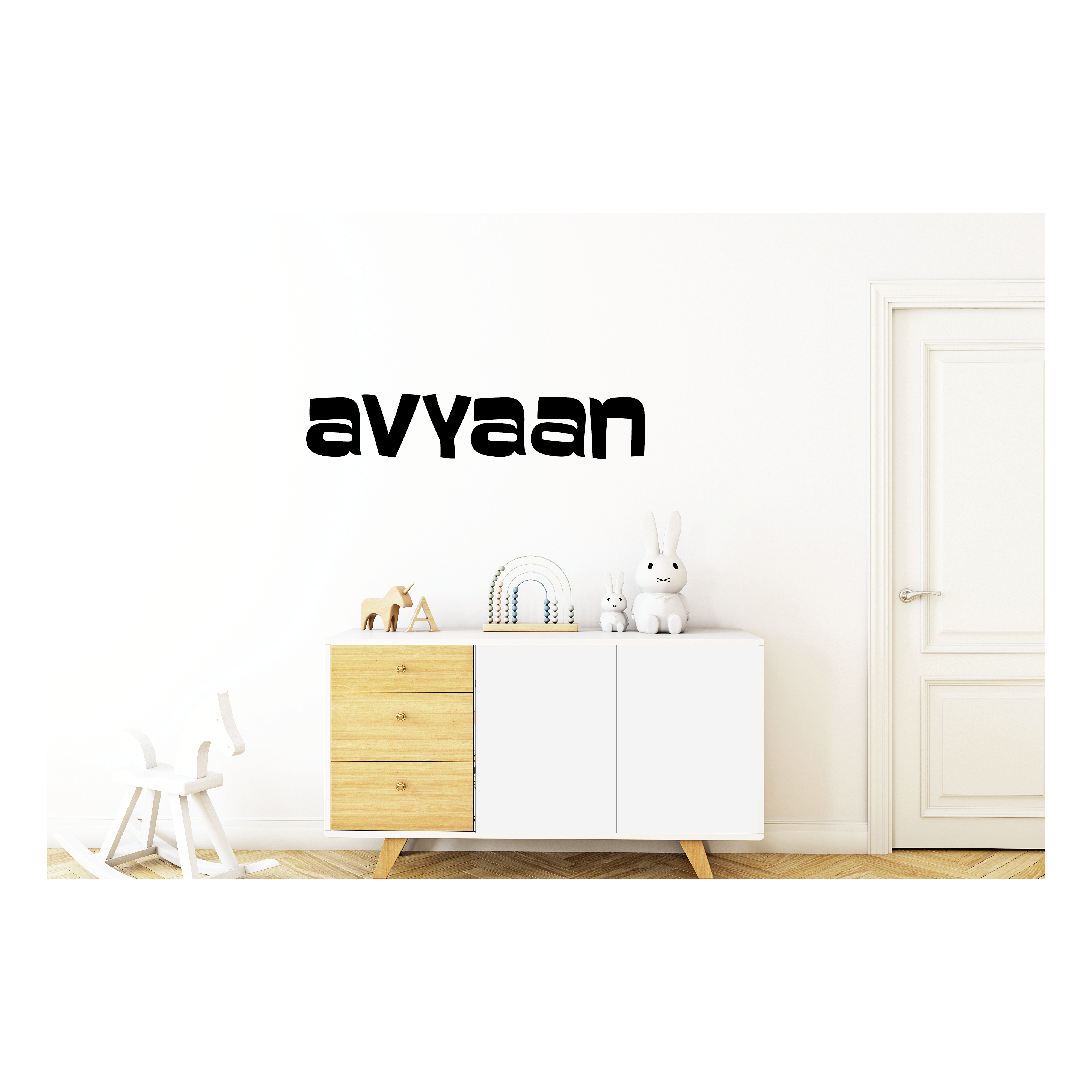 Personalised Wall Stickers - name 5 inches