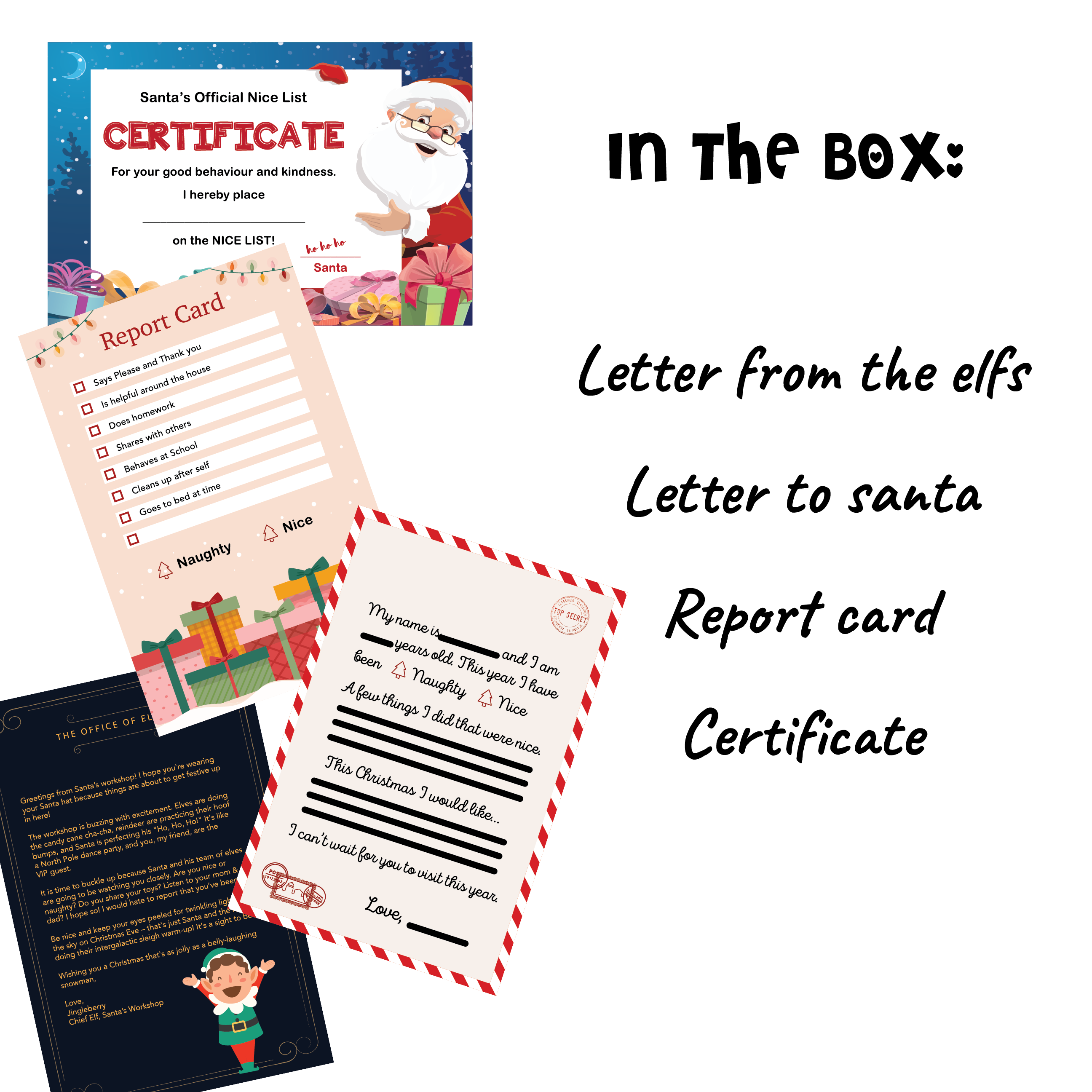 Christmas Activity Box - Personalised