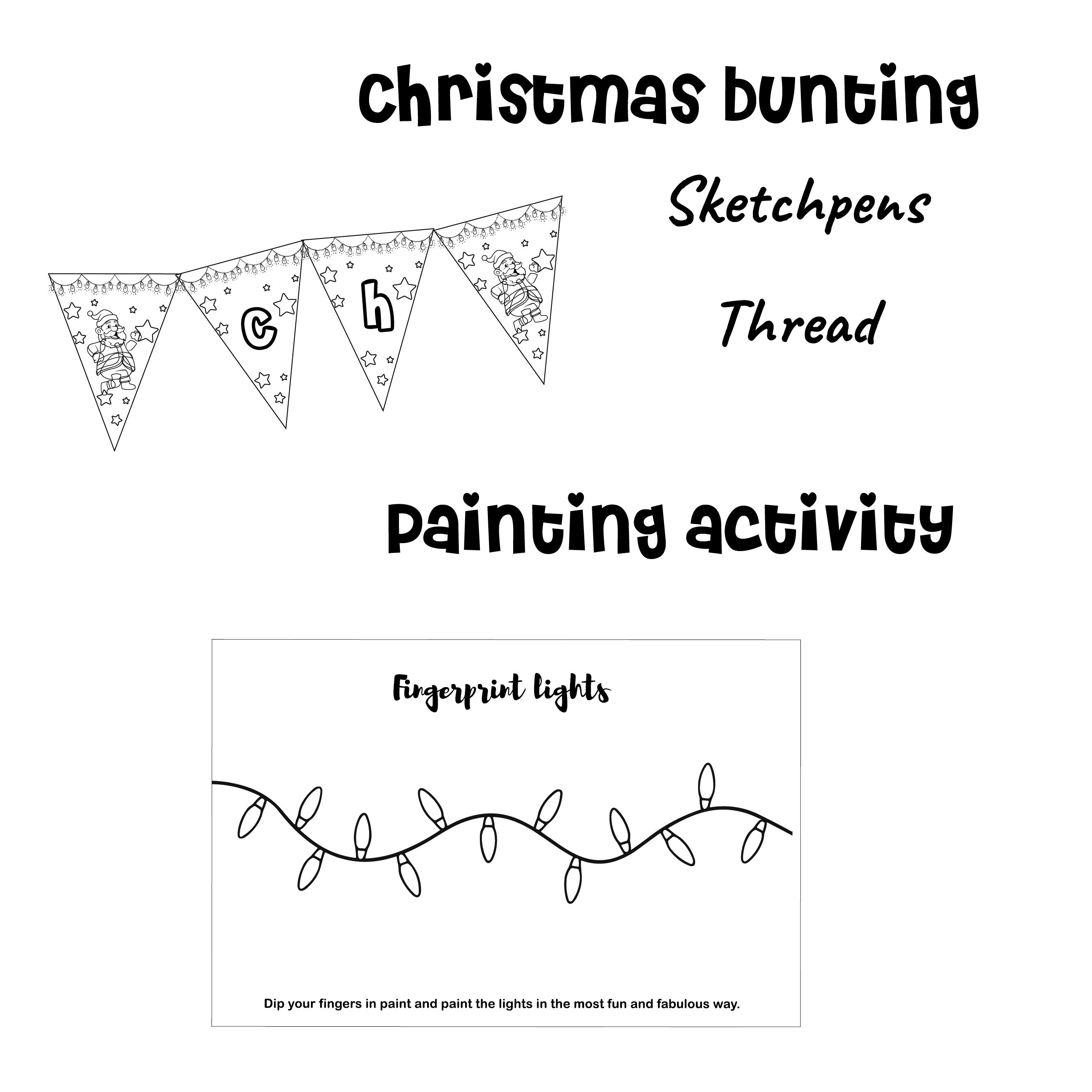 Christmas Activity Box - Personalised