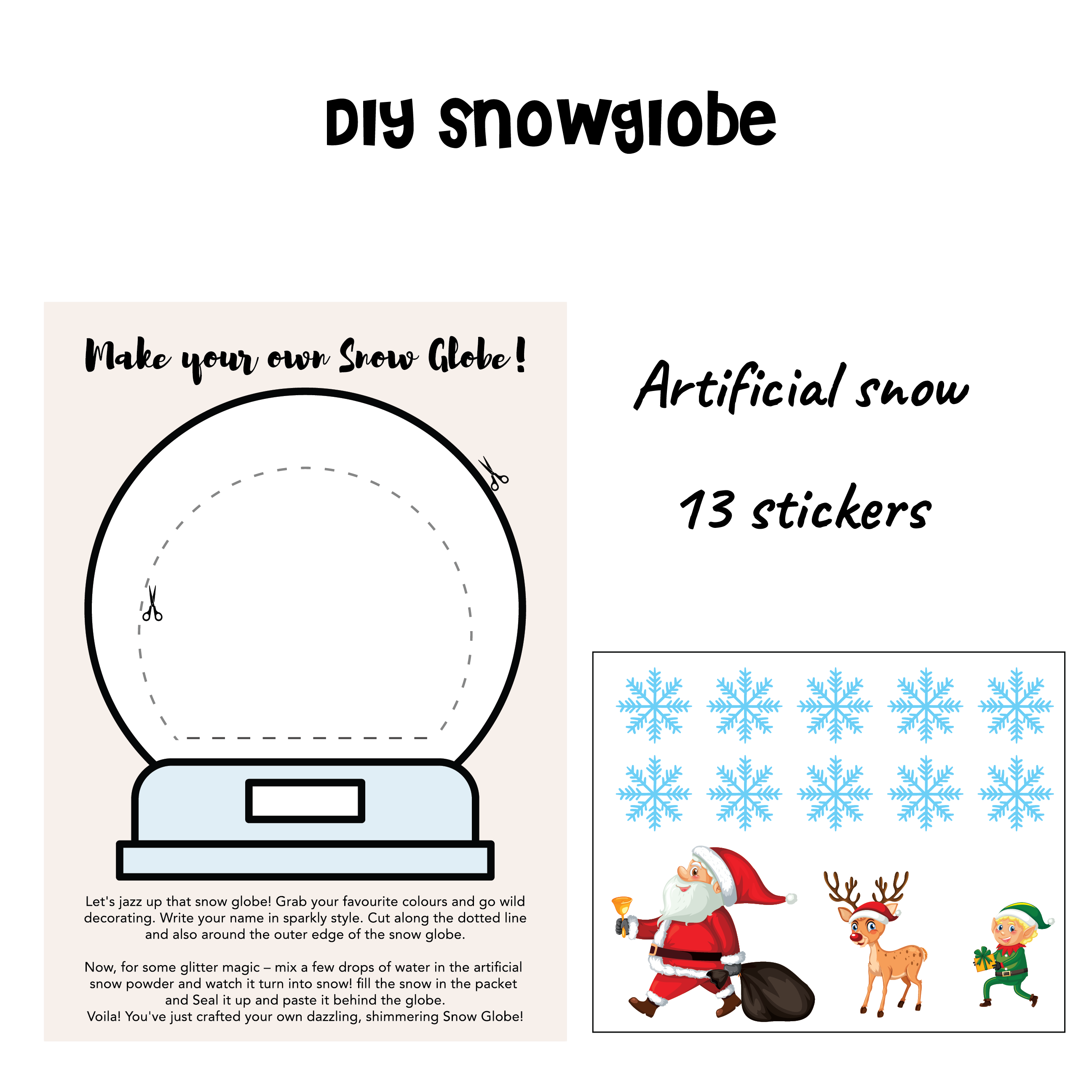 Christmas Activity Box - Personalised